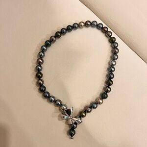 Elegant Artificial Tahitian Pearl Necklace